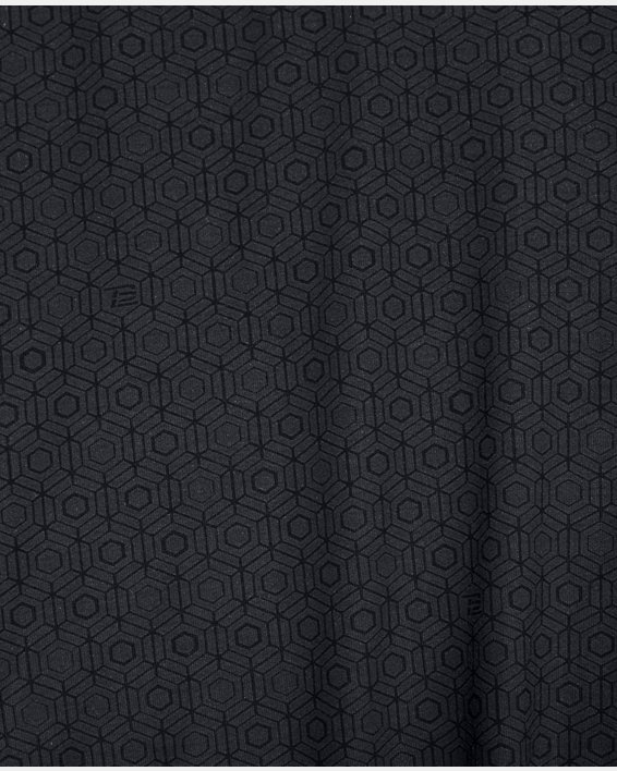 Men's UA RECOVER™ Sleepwear Short Sleeve Crew in Black image number 3